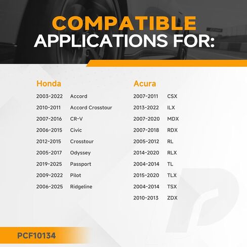 فلتر هواء كابينة متوافق مع Honda & Acura Accord Civic CR-V Pilot Odyssey MDX Ridgeline RDX TL TSX TLX Passport، مع الكربون المنشط يحل محل CF10134 80292SDAA01 in Kuwait