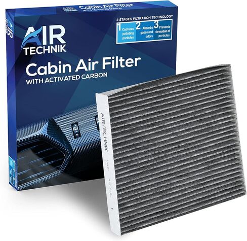 AirTechnik CF10381 Cabin Air Filter w/Activated Carbon | For Hyundai Azera 2007–2008, Santa Fe 2007–2009, Sonata 2006–2008, Kia Magentis 2005–2010, Optima 2006–2010, Carnival 2022-2026 – 08790-3K000 in Saudi Arabia