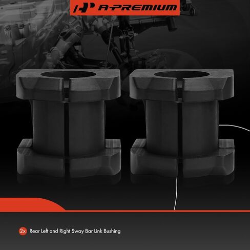 A-Premium 2 x Rear Sway Bar Bushing Kit, Compatible with Mitsubishi Outlander 2005-2023, Lancer 2006-2017, Eclipse Cross, ASX, Outlander PHEV, Outlander Sport in Saudi Arabia