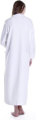 الأكمام الطويلة البوليستر La Cera للسيرة 100 ٪ مطرزة رداء Snapfront Fleece مع إغلاق الزر in Kuwait