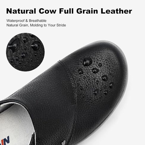 PROCHAIN Women's Leather Slip On Loafers Comfortable Fashion Flat Shoes Casual Lightweight Walking Shoes in Saudi Arabia