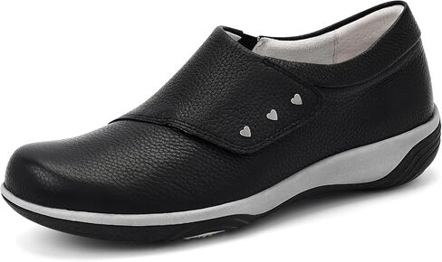 PROCHAIN Women's Leather Slip On Loafers Comfortable Fashion Flat Shoes Casual Lightweight Walking Shoes in Saudi Arabia