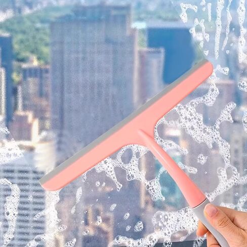 Shower Squeegee for Glass Doors, 3pcs Bathroom Squeegee for Shower Glass Cleaner Squeegee, Window Cleaning Squeegee Glass Shower Door Squeegee for Car Window Wiper Mirror Glass Windshield Squeegee in Kuwait