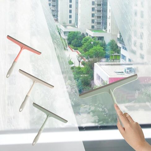 Shower Squeegee for Glass Doors, 3pcs Bathroom Squeegee for Shower Glass Cleaner Squeegee, Window Cleaning Squeegee Glass Shower Door Squeegee for Car Window Wiper Mirror Glass Windshield Squeegee in Kuwait