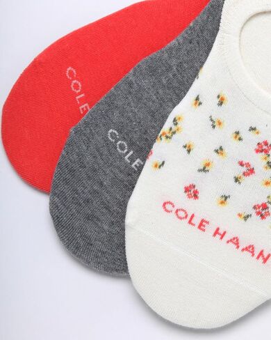 جوارب No Show للسيدات من Cole Haan - عبوة من 3 جوارب ناعمة غير مرئية ببطانة منخفضة للأحذية المسطحة والأحذية بدون كعب وأحذية القوارب (مقاس 4-10) in Saudi Arabia