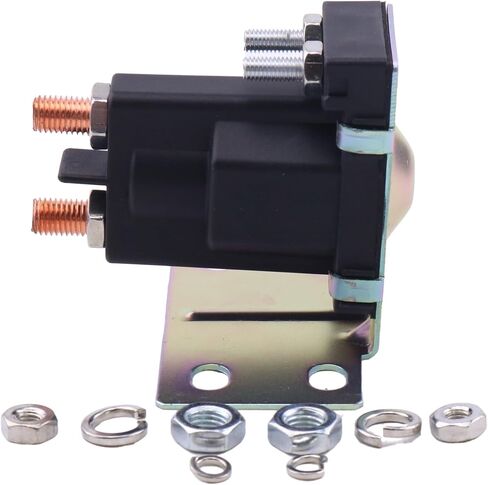 Starter Solenoid Compatible with John Deere 111 112L 108 116 116H 165 116H 130 STX30 STX38 STX4 GX75 GX70 R70 R92 R72 Replaces AM104036 in Saudi Arabia