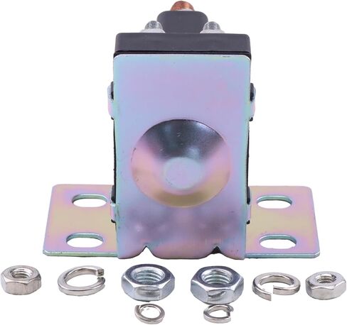 Starter Solenoid Compatible with John Deere 111 112L 108 116 116H 165 116H 130 STX30 STX38 STX4 GX75 GX70 R70 R92 R72 Replaces AM104036 in Saudi Arabia