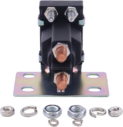 Starter Solenoid Compatible with John Deere 111 112L 108 116 116H 165 116H 130 STX30 STX38 STX4 GX75 GX70 R70 R92 R72 Replaces AM104036 in Saudi Arabia