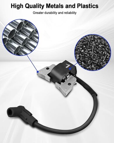 Ignition Coil Fit for Kawasaki Engine FD731V 4-Stroke Engine John Deere X540 Trigger Coil MIU11219 Replace 21121-2105 21121-2106 Left and Right Digital Ignition Module Coils Magneto 2Pcs in Saudi Arabia