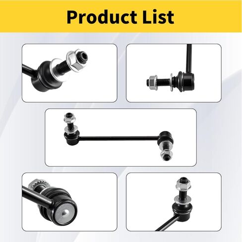 Front Stabilizer Sway Bar End Links for Chrysler 300 2005-2019, Dodge Charger 2006-2019, Challenger 2008-2019, Magnum 2005-2008 K80822 K80823 in Saudi Arabia