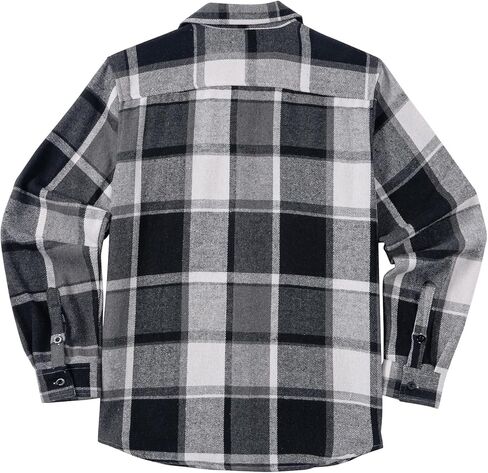 COOFANDY Mens Flannel Shirts Long Sleeve Plaid Shirt Jacket Button Down Shirt with Pockets in Kuwait