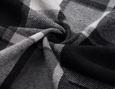 COOFANDY Mens Flannel Shirts Long Sleeve Plaid Shirt Jacket Button Down Shirt with Pockets in Kuwait