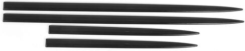 KIMISS Car Door Protector Edge Guards, Universal 4PCS Body Side Trim Waterproof Bright Black Door Protector Auto Modification Prevents Dents Scratches in Saudi Arabia