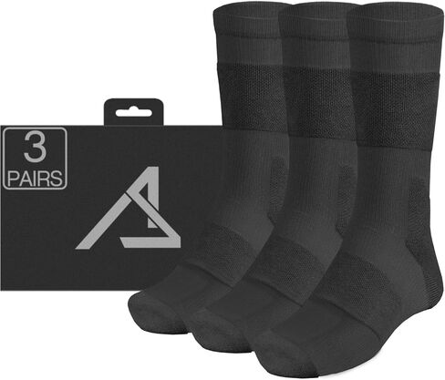 ACE Schakal Tactical Socks - 3 Pairs of Socks with Merino Wool & Anti-Blister Padding - Trekking & Hiking - 7-12 in Saudi Arabia