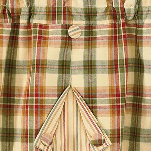 Park Designs Lemon Pepper Pleat Valance, 60 x 14 in Saudi Arabia