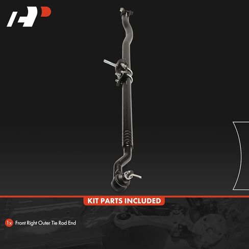 A-Premium Front Outer Right Tie Rod End, Compatible with Jeep Wrangler 2007-2017, Wrangler JK 2018 in Saudi Arabia