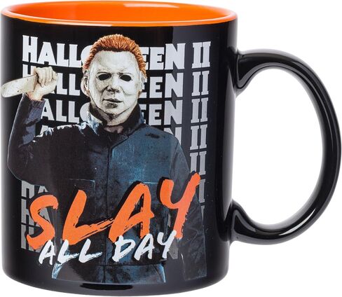 Silver Buffalo Beetlejuice Ghost With The Most Bio Exorcist Ceramic Camper Mug, 20 Ounces in Saudi Arabia