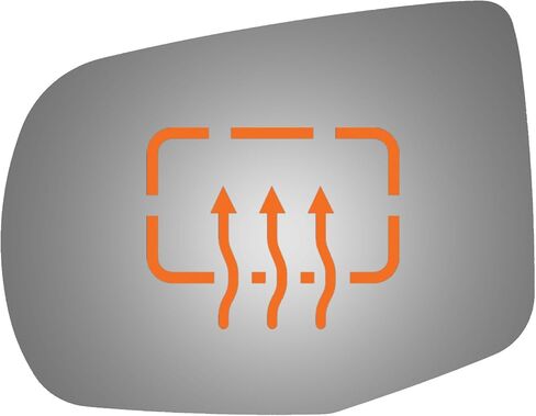Burco 4543H Driver Side Power Replacement Mirror Glass Heated for 2014-2016 ACURA MDX in Saudi Arabia