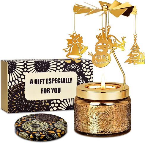 Nialnant Hummingbird Gifts for Women, Rotating Candles Birthday Gifts for Mom Colleagues Daughter Wife,Unique Scented Candles Gift for Mothers Day Anniversary in Saudi Arabia