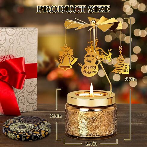 Nialnant Hummingbird Gifts for Women, Rotating Candles Birthday Gifts for Mom Colleagues Daughter Wife,Unique Scented Candles Gift for Mothers Day Anniversary in Saudi Arabia