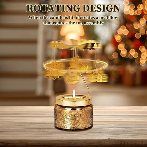 Nialnant Hummingbird Gifts for Women, Rotating Candles Birthday Gifts for Mom Colleagues Daughter Wife,Unique Scented Candles Gift for Mothers Day Anniversary in Saudi Arabia