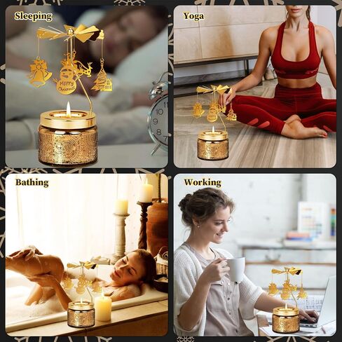 Nialnant Hummingbird Gifts for Women, Rotating Candles Birthday Gifts for Mom Colleagues Daughter Wife,Unique Scented Candles Gift for Mothers Day Anniversary in Saudi Arabia