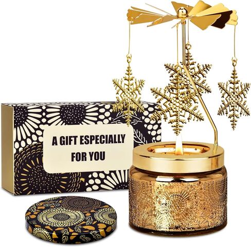 Nialnant Hummingbird Gifts for Women, Rotating Candles Birthday Gifts for Mom Colleagues Daughter Wife,Unique Scented Candles Gift for Mothers Day Anniversary in Saudi Arabia