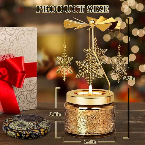 Nialnant Hummingbird Gifts for Women, Rotating Candles Birthday Gifts for Mom Colleagues Daughter Wife,Unique Scented Candles Gift for Mothers Day Anniversary in Saudi Arabia