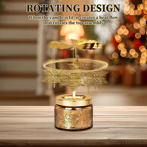 Nialnant Hummingbird Gifts for Women, Rotating Candles Birthday Gifts for Mom Colleagues Daughter Wife,Unique Scented Candles Gift for Mothers Day Anniversary in Saudi Arabia
