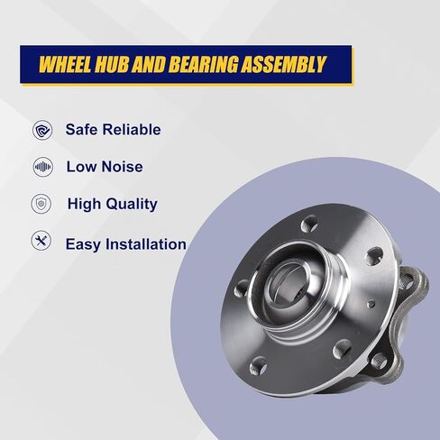 KUSATEC 513301-K 2pcs Front/Rear Wheel Bearing and Hub Assembly Compatible with 2008-2015 Audi A4 A5 A6 A7 A8 Quattro RS5 RS7 allroad Q5 SQ5 S4 S5 S6 S7 S8 in Saudi Arabia