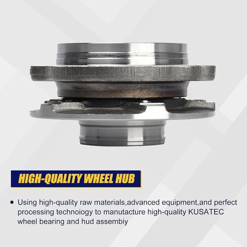 KUSATEC 513301-K 2pcs Front/Rear Wheel Bearing and Hub Assembly Compatible with 2008-2015 Audi A4 A5 A6 A7 A8 Quattro RS5 RS7 allroad Q5 SQ5 S4 S5 S6 S7 S8 in Saudi Arabia
