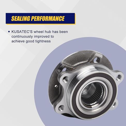 KUSATEC 513301-K 2pcs Front/Rear Wheel Bearing and Hub Assembly Compatible with 2008-2015 Audi A4 A5 A6 A7 A8 Quattro RS5 RS7 allroad Q5 SQ5 S4 S5 S6 S7 S8 in Saudi Arabia