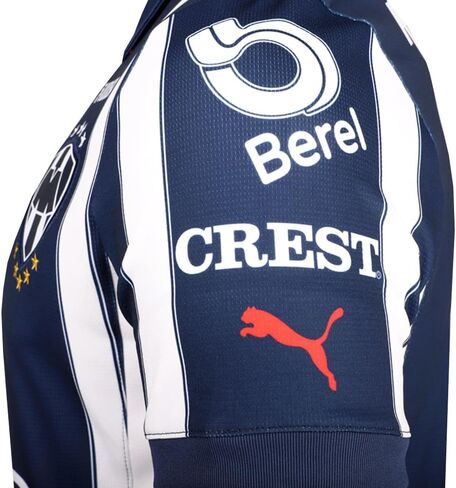 Puma Men's Soccer Monterrey 24/25 Home Jersey - Official Replica Jersey with dryCELL Technology (US, Alpha, Large, Regular, Regular, Navy) in Saudi Arabia