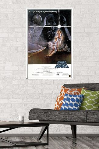 Trends International 24X36 Star Wars: A New Hope - Original One Sheet Wall Poster, 24" x 36", Premium Unframed Version in Saudi Arabia