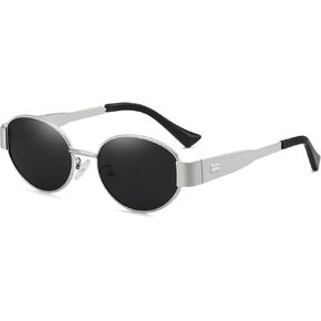MEITESHALA Elliptical Fashion Sunglasses for Men and Women UV400 Polarized Protection Multi color selection in Saudi Arabia