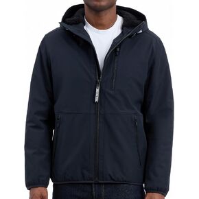 Michael Kors mens Softshell Jacket With Faux Sherpa Lining, Wind and Water Resistant Jackets for Men in Saudi Arabia