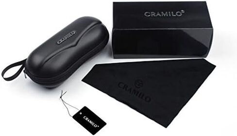Cramilo Square Retro Oversize UV Protection Stylish Flat Top Fashion Sunglasses in Saudi Arabia