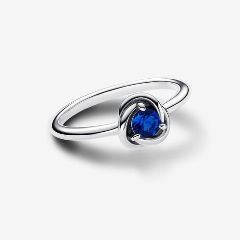 Pandora Blue Eternity Circle Ring 192993C09-52 in Saudi Arabia