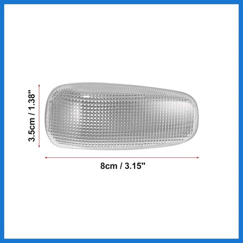 Pair Front Signal Side Marker Light Lens Cover for Dodge Sprinter 2500 3500 2003-2006 5124431AA 05124431AA Auto Accessories in Saudi Arabia