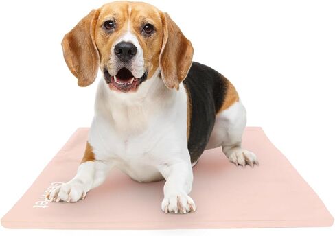 غطاء حصيرة تبريد الكلاب من The Green Pet Shop - كبير، سحابي - يحمي وسادة الحيوانات الأليفة الرائعة الخاصة بك من الأوساخ والتلف - يمكن غسله في الغسالة in Kuwait