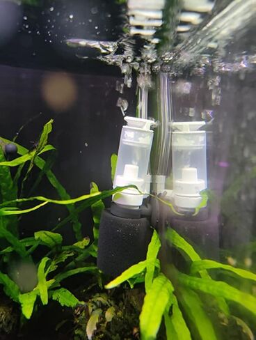 HIERYAN Super Mini Aquarium Single Sponge Filter with Oxygen Pump, 3-in-1 Filtration Ultra Quiet Air Pump, Quiet Submersible Foam Filter for Small Fish Tank 1-10 Gallon in Kuwait