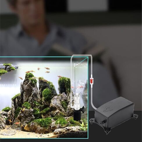 HIERYAN Super Mini Aquarium Single Sponge Filter with Oxygen Pump, 3-in-1 Filtration Ultra Quiet Air Pump, Quiet Submersible Foam Filter for Small Fish Tank 1-10 Gallon in Kuwait