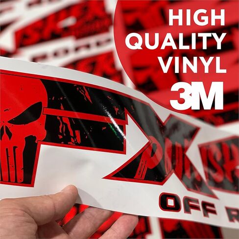 FX4 ford decals Ford Offroad stickers Bedside Emblem Super Duty F 150 F250 F350 F450 (Black / Red) in Saudi Arabia