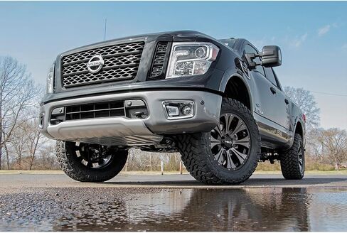 Rough Country 3" Lift Kit w/N3 Struts for 2004-2015 Nissan Titan - 83432RED in Saudi Arabia