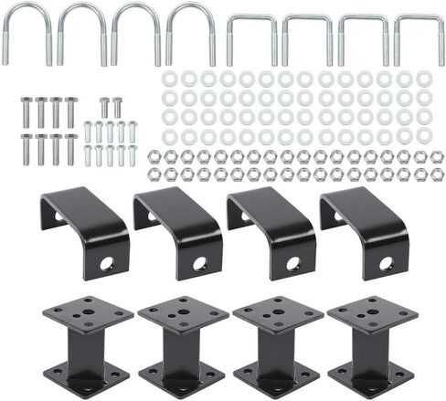 PIT66 4" Block Full Lift Kit Compatible With EZGO Golf Cart Marathon Electric 22" Tires (with offset wheel) 1975-1993 in Saudi Arabia