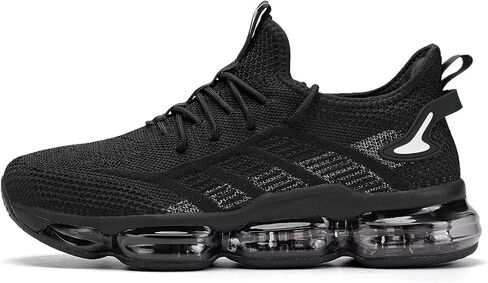 Mens Running Shoes Air Cushion Slip on Walking Tennis Sneakers Fashion Casual Breathable Trail Sport Gym in Saudi Arabia