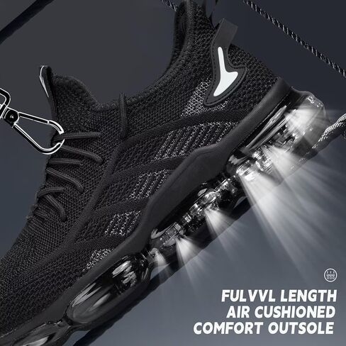 Mens Running Shoes Air Cushion Slip on Walking Tennis Sneakers Fashion Casual Breathable Trail Sport Gym in Saudi Arabia