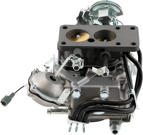 maXpeedingrods FJ62 Carburetor Carb for Toyota 3F Land Cruiser FJ70 FJ73 FJ75 FJ80 4.0L I6 Engine 1984-1992 Replaces 21100-61300 - Manual Choke in Saudi Arabia