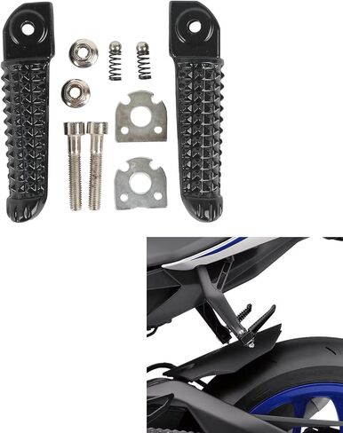 TCMT Rear Passenger Footpegs Fit For Yamaha YZF R1 1998-2025 YZF R1M 2015-2024 YZF R6 2003-2020 YZF R7 2022-2025 in Saudi Arabia