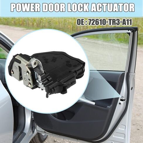 X AUTOHAUX Power Door Lock Latch Actuator Rear Right Hand for Honda Civic 12-15 for Acura MDX RDX 13-19 Replace OEM 72610-TR3-A11 in Saudi Arabia
